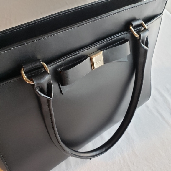 Kate Spade Black Bow Purse - Picture 3 of 12